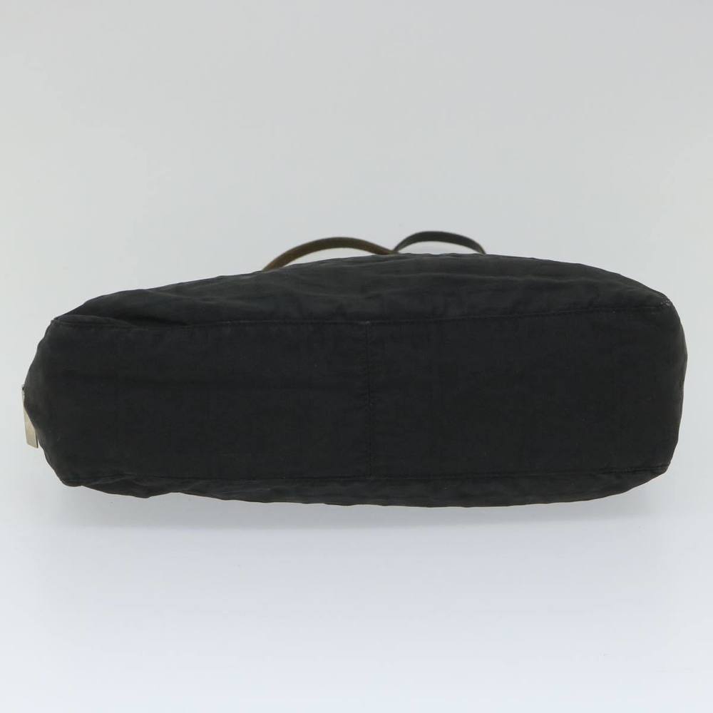 FENDI Zucca Canvas Hand Bag Nylon Black Auth 58064 - Picture 5 of 16